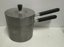 Vintage Aluminium Double