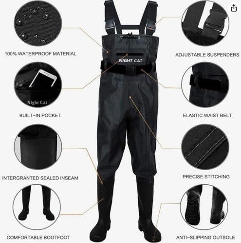 Night cat fishing waders - cat, for