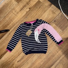 Joules Age 5 Pink Flamingo Jumper Lot A13