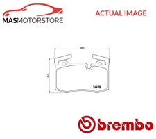 BRAKE PADS SET BRAKING PAD