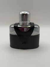 Vintage Chrome&Glass Hip Flask with Black Leather Case-Real Hide-Made in England