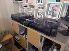 Pioneer PLX 1000 x 2 Turntables, Pioneer DJM S7 mixer, Phase DVS,  Ortofon Carts