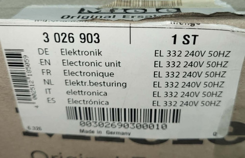 Miele 3026903 electronic - miele, unit