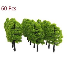 60Pcs Mini Model Trees for