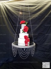 Crystal Draped Chandelier Cake