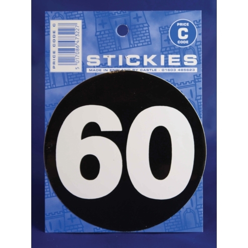 Self adhesive mph sticker - 60,