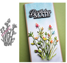 Flower Bush Metal Cutting Die