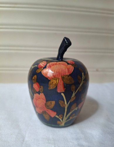 Vintage small wooden - , apple