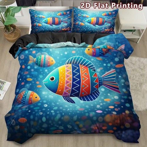 Cartoon fish soft quilt - fish,