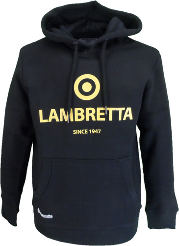 Lambretta mens black logo - mens,