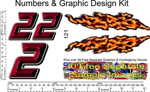 Vinyl decal 10th - r/c,