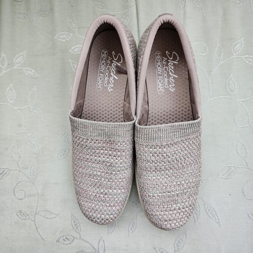 Skechers light pink wedge - light,