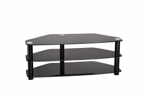 Stand black glass - tv,