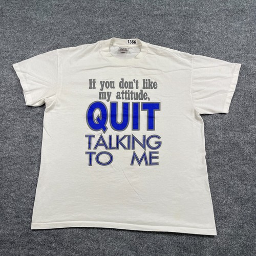 Vintage 90s funny quit talking - vintage,