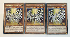 ☆ 3 x Mekk-Knight Yellow Star - MAZE-EN044 - Rare - 1st Edition YuGiOh ☆