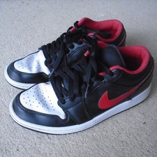 Jordan 1 Low White Toe Bred Trainers UK 6 EUR 40 Free UK P+P Nike