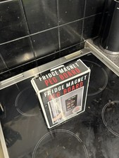 A5 Fridge Magnet Peg Board, Black Message Magnetic Changeable 350 letters symbol