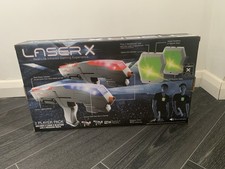 Laser x Infrared Tag Double Blaster Game for 2 Players and Vest for Kids Age 6 +