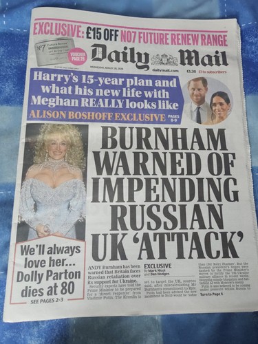 The daily mail - mail, newspaper