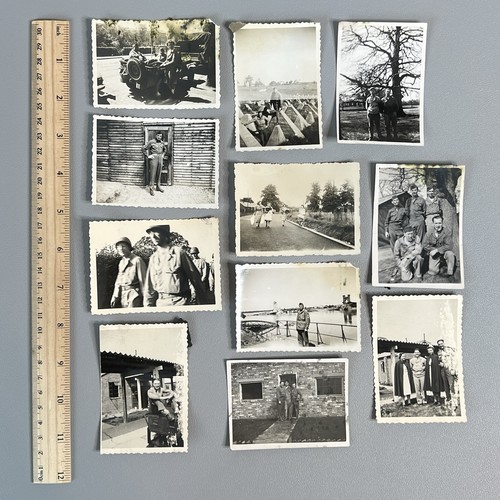 Vtg wwii photo lot siegfried - vtg,