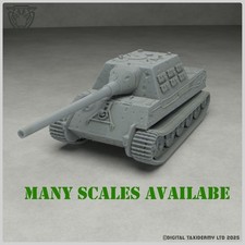 Panzerjäger Tiger Ausf B Jagdpanzer VI - WW2 Tank - battle damaged scale model