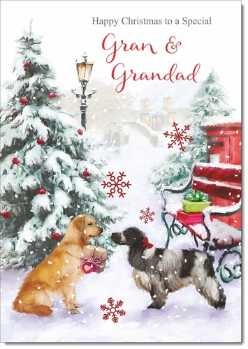 Doodlecards gran grandad - &,