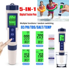 5 In 1 LCD Digital Water