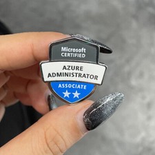 Microsoft enamel lapel pin - lapel,