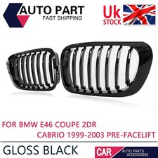 Gloss Black Front Kidney Grill