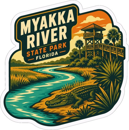 Myakka river state - river, park