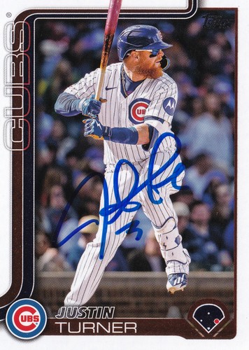 Justin turner signed auto - justin,
