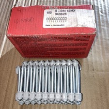 100 Hilti X - DNI 52MX Concrete Nails Nail Gun 34385 DX 36M DX A41X 52mm 