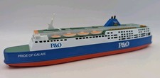 P&O European Ferries Pride of Calais Cruise Liner Diecast Model Ship Free Post 