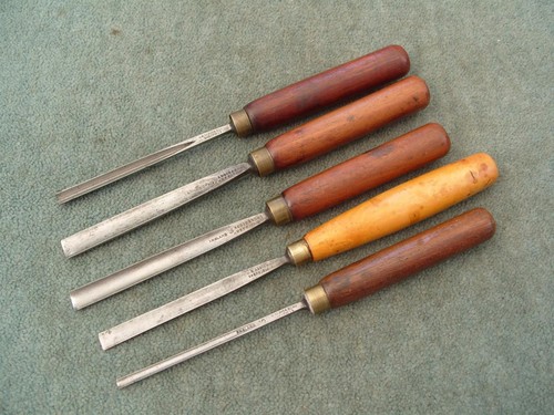 Lovely set carving gouges - carving, /