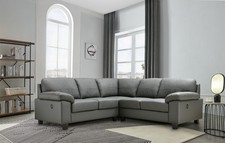 Dark Grey Genuine Leather
