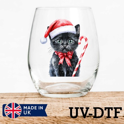 Christmas cat 8pcs - christmas, dtf