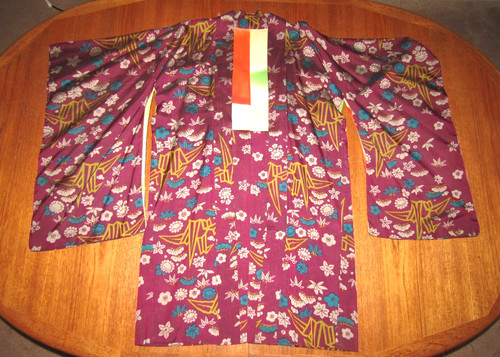 Vtg genuine japanese kimono - genuine,