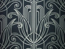 Waldorf Art Deco Navy Blue