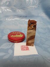 Vintage Chinese Onyx Marble Personal Stamps Whit Ink 