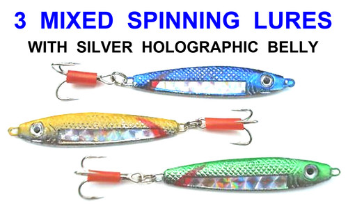 Mixed 40g stinger spinners - mixed,