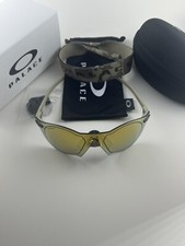 Oakley X Palace Skateboards Re Sub Zero Matte Sand Prizm 24K+Box Satisfy Running