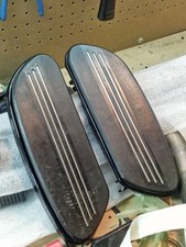 OEM 2009-2022 Harley Davidson Touring Street Glide Black Streamliner Floorboards