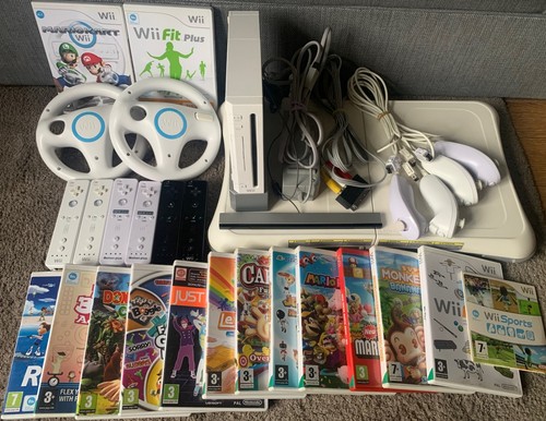 Nintendo wii white - white, console