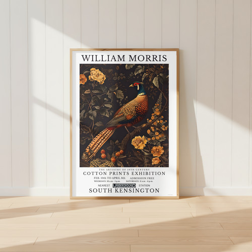 William morris pheasant print - william,