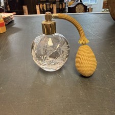 glass perfume bottle vintage