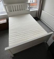 IKEA Double Bed Frame White