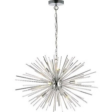 Endon - 9 Light - Sputnik Style - Silver Ceiling Pendant - Model: 76350