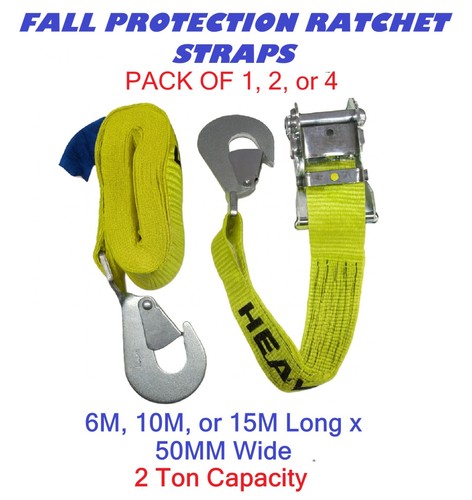 Fall protection ratchet strap - fall,