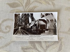 Old railway postcard - old, postcard,