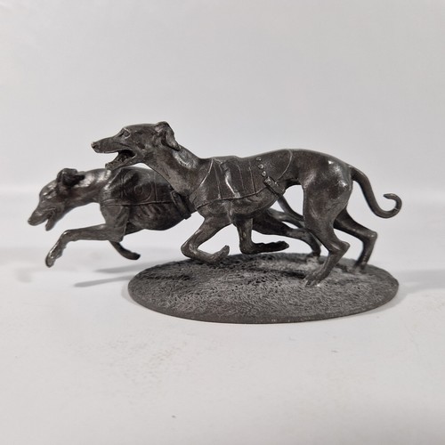 Art deco pewter - art, greyhound